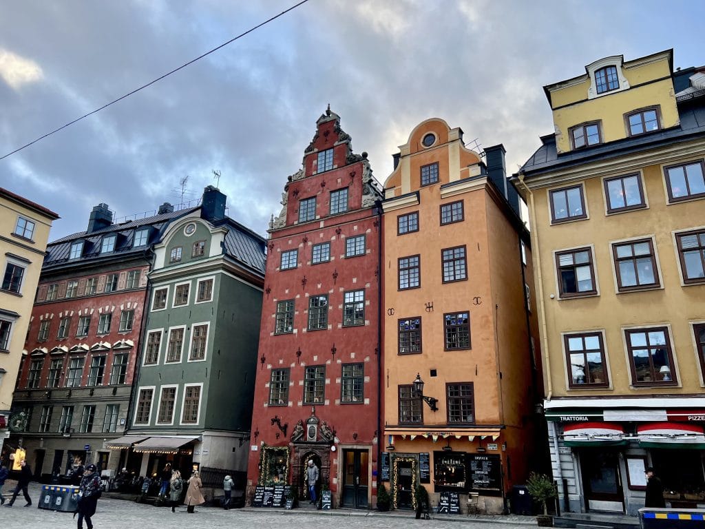 Buildings in Gamla Stan, Stockholm